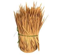 Artificial Thatch 3/12M Waterproof Tiki Hut Grass Straw Roof Thatch Synthetic Palm Thatch Tile Roll Garden Patio Fence Bar Terrace Party(Light Yellow,3x0.5m)