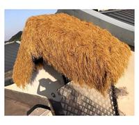 Artificial Thatch Grass Roof Roll, Waterproof Tiki Bar Roofing Cover, Plastic Decor for Indoor Outdoor Tiki Hut, 1x6m