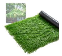 Artificial Thatch Grass Roofing Roll For Bar Hut Simulated Synthetic Decorations Roofing Turf Balcony Bar Hut Patio Party Straw Roll(1x18m/3.3x59.0ft)