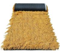 Artificial Thatch Grass Skirting Roll for Garden Patio, Natural Look Synthetic Straw Roof Cover for Umbrellas & Fences, 3.28x62.33ft