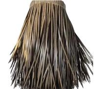 Artificial Thatch Length 10M Mexican Straw Roof Artifical Plastic Retardant Thatch Simulated Fake Grass Garden Patio Covers Plant(Color5)