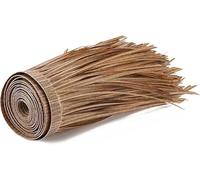 Artificial Thatch Panel Grass Straw Roof for Tiki Bar, Hut, Parasol, Tropical Outdoor Decoration, Imitation Durable Palm Leaf(0.5m x 2m)