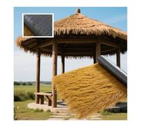 Artificial Thatch Roll - 1x8m Synthetic Straw Carpet for Garden Fence, Courtyard Decor, Mexican Style Thatch Roof, Party Decoration, Outdoor Grass Mat