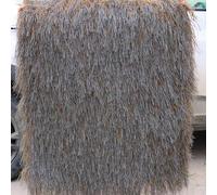 Artificial Thatch Roll for Tiki Bar Roof Synthetic Palapa Thatch for Garden Beach Umbrella Party Decor 1x20m Grey Perfect for Hawaiian Theme Events