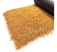 Artificial Thatch Roof Grass Decor Lifelike Simulated Straw For Tiki Bar Hut,Mexican Style Synthetic Palm Straw Roof,Fake Straw Cover,For Patio Pool Beach Fence(1x10m(39.4x393.7in))