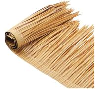 Artificial Thatch Roof Tiles - Realistic Plastic Grass Simulation for Decorative Fences Party Events & Garden Houses - Straw-Style Fake Grass Roofing Solution
