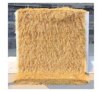 Artificial Thatch Roofing for Garden Bar Hut 1x20m Thatch Roof Covering Fake Straw Roofing for Thatched Appearance Durable and Natural Looking Thatch Material.