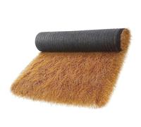 Artificial Thatch Roofing for Tiki Bar, Yellow Mexican Style Synthetic Straw Roof Thatch for Fencing Decking Patio Umbrella Fence,Weatherproof(1 * 1m(3.2 * 3.2ft))