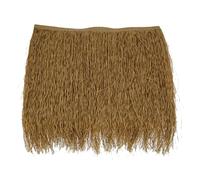 Artificial Thatch Roofing, Mexican Style PE PP Simulation Straw Tropical Decorative for Tiki Bars, Garden Gazebos, Patio Deck Walls, Flame Retardant(A,6pcs)