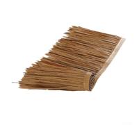 Artificial Thatch Roofing, Realistic PE Straw Thatch for Tiki Bar Hut Decor, Synthetic Grass Sheets for Garden Resort Patio, Faux Reed Matting, Weather Resistant Roof Covering, 100x50cm(Spot yellow)