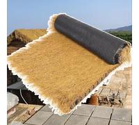 Artificial Thatch Roofing Roll, Synthetic Palm Straw Mats for Duck Blinds, Huts, Patios, Pools, and Beach Fences, Fake Grass Cover