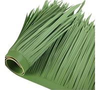 Artificial Thatched Roof Panels - 0.5x5m Decorative Plastic Shingles for Garden Pavilions Bars Terraces & Outdoor Spaces Thatch Roof Covering