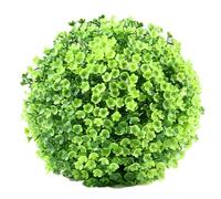 Artificial Topiary Balls - PVC Garden Topiary Ball | 18 cm Round Fake Topiary Plants | Artificial Topiary Ball UV Resistant Non Fading | Indoor Outdoor Decorative Grass Balls For Home