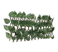 Artificial Topiary Hedge Plant, Wall Decor Artificial Hedges Expandable for Patio (Epipremnum Aureum Leaves)