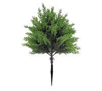 Artificial Topiary Tree, Beautiful Realistic Faux Cedar Pines Christmas Trees UV Rated Fake Shrubs with Ground Spike for Outdoor & Indoor Use, Front Porch, Garden Decor