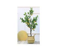 Artificial Tree 4ft Artificial Plant Lemon Tree Fake Trees in Pot Faux Tree Greenery Plants Indoor Outdoor Decor Decorate (D 120cm)