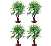 Artificial Tree 4pcs Mini Model Tree Miniature Landscape Tree Tree Scenery Architectural Landscape Model Tree