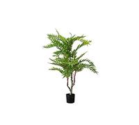 Artificial Tree 5ft Artificial Plant Toon Tree Fake Trees in Pot Faux Tree Greenery Plants Indoor Outdoor Decor Decorate (Green 110cm)