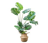 Artificial Tree Artificial Monstera Tree Simulation Plant Potted Fake Tree Bonsai Indoor Outdoor Living Room Hotel Bedroom Decoration,A,140cm