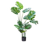 Artificial Tree Artificial Monstera Tree Simulation Plant Potted Fake Tree Bonsai Indoor Outdoor Living Room Hotel Bedroom Decoration,B,140cm