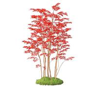 Artificial Tree Artificial Tree Simulation Red Maple Indoor Zen Decoration Landscaping Ornaments Decorate (Red 120cm)