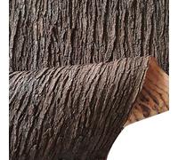 Artificial Tree Bark - Flexible Silicone Tree Trunk Decor for Indoor Outdoor Pipe Pillar Cover (39x20 Inch, Self-Adhesive)