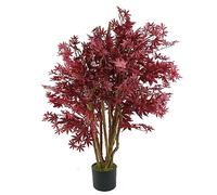 120cm Artificial Red Maple Tree