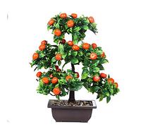 Artificial Trees Artificial Bonsai Tree Fake Plant Decoration Fruit Bonsai Tree Living Room Entrance Faux Potted Green Plant Potted plants
