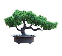 Artificial Trees Artificial Plant Pine Tree Zen Spirit Party Home Hotel Desk Bonsai Decor Simulated Pine,E