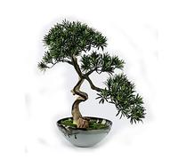 Artificial Trees Artificial Tree Bonsai Of Pine Welcoming Guest In The Living Room Fake Plants For Home Living Room And Office Decoration Simulated Pine