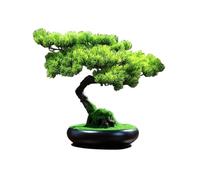 Artificial Trees Chinese Feng Shui Simulation Bonsai Ornaments Office Desktop Landscaping Fake Green Plants Decorative Living Room Potted Tree Simulated Pine
