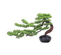 Artificial Trees Chinese Simulation Bonsai Ornaments Living Room Entrance Fake Flower Arrangement Zen Fake Green Plants Potted Plants Simulated Pine
