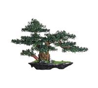 Artificial Trees Chinese-style Artificial Pine Tree Ornament for Living Room Cabinet and Office Decoration Simulated Pine