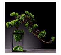 Artificial Trees Desktop Simulation Welc Pine Bonsai Indoor Large Green Plants Potted Plants Living Room Entrance Partition Fake Flowers Decoration Ornaments Gifts Potted plants