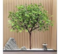 Artificial Trees for Home Decor, Lifelike Maple Tree with Sturdy Iron Base, Perfect for Indoor Spaces in Restaurants and Malls, 2.5m x 2m Design