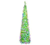 Artificial Trees for Indoor Use, 1.5 m Easter Decoration, Foldable, Decorative Tree with Bright Colourful Circles, for Home, Party, Spring Party, Entrance and