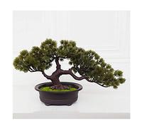 Artificial Trees Simulation Bonsai Small Ornaments Fake Tree Potted Green Plants Welc Pine Pine Plastic Artificial Flowers Interior Decoration Crafts Gifts Potted plants