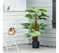Artificial Tropical Palm Tree Fake Decorative Plant in Nursery Pot for Indoor Outdoor Décor