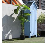 Artificial Tropical Plant with Plastic Flowerpot