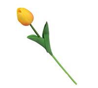 Artificial Tulips PU Stem 13.5" Sunset Red