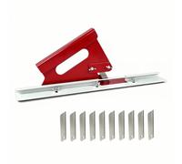 Artificial Turf Cutter, Synthetic Grass Edge Trimmer with 10 Blades | Professional Turf Tool, Adjustable Cutting Gap, One-Hand Operation for Clean Seams, Precise Edging and Lawn Finishing