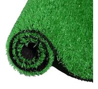 Artificial Turf Grass Rug 5x10ft - Durable Fake Grass Mat with Drainage Holes for Dogs Patio Balcony & Backyard - 0.9inch Pile Height Indoor/Outdoor Use