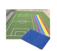 Artificial Turf Roll for Garden Landscape and Patio, Synthetic Grass Rug with Drainage Holes, Durable Fake Grass for Outdoor Spaces