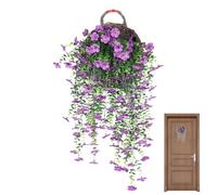 Artificial Vines for Outdoors | Fake Morning Glory,Realistic Plants Greenery for Courtyard Spring Porch Balconies Front Door Patio Gazebo Deck Fall Decor