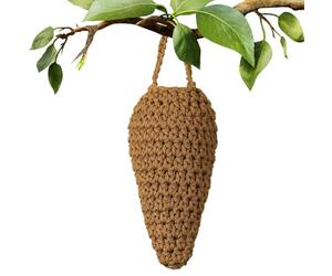 Artificial Wasp Nest, 31 x 20 x 1.5 cm, Realistic Crochet Nest, Tree Decoration for Outdoor Patio, Accessories for the Garden, Natural Function, Suitable for Balcony, De