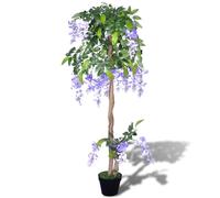Artificial Wisteria with Pot Fake Plant Arrangement Decor 120cm/160cm vidaXL
