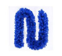 Artificial Wreath, Artificial Wreath Vintage Christmas Artificial Garland Green Pine Branch Bendable Christmas Garland Decorations Decor 2.7m/8.8ft Wreath for Front Door,Blue-1pack