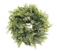 Artificial Wreath, Door Wreath 17 Inch Lavender Spring Round for The Front Door, Home Decor