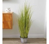 Artificial Zebra Grass 90cm Tall Potted Indoor Plant