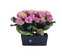 Artificielles.com - Funeral planter artificial flowers cemetery rose buds Lavender - colour: Lavender